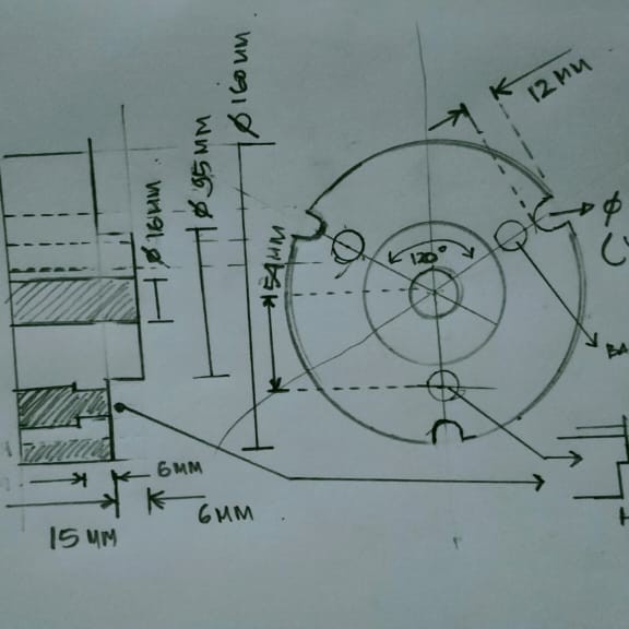 Katlen Flange Rotary Table