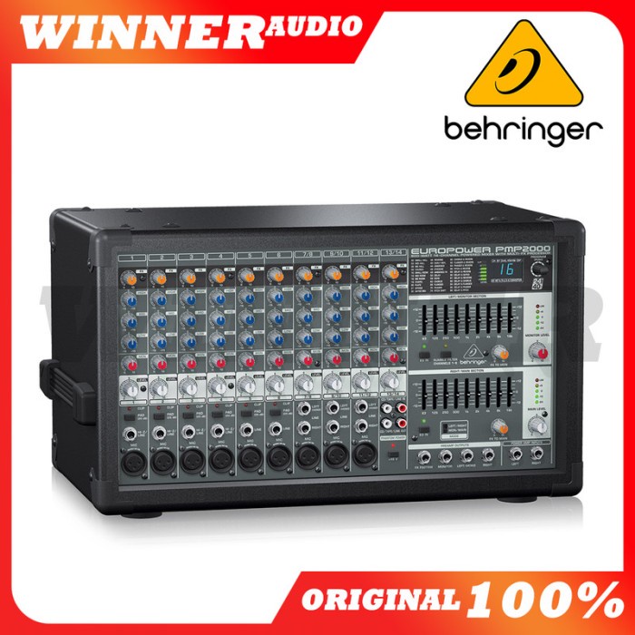 Power Mixer Audio Audio Behringer Pmp2000D Pmp 2000D Original Original Dan Terpercaya