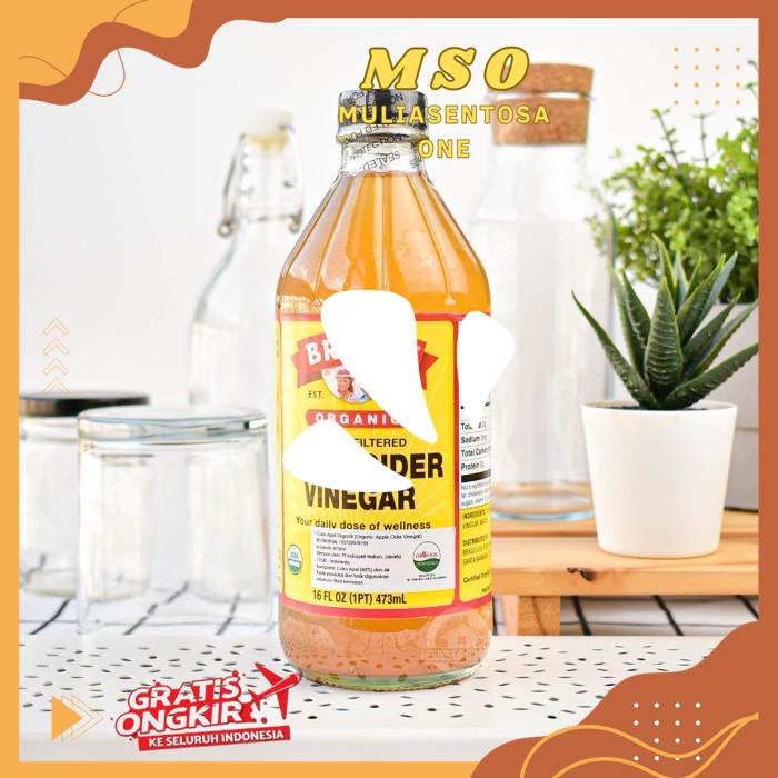 

WS BRAGG APPLE CIDER VINEGAR 473 ML ( CUKA APEL ) PRODUK BAHAN BERKUALITAS TINGGI !!