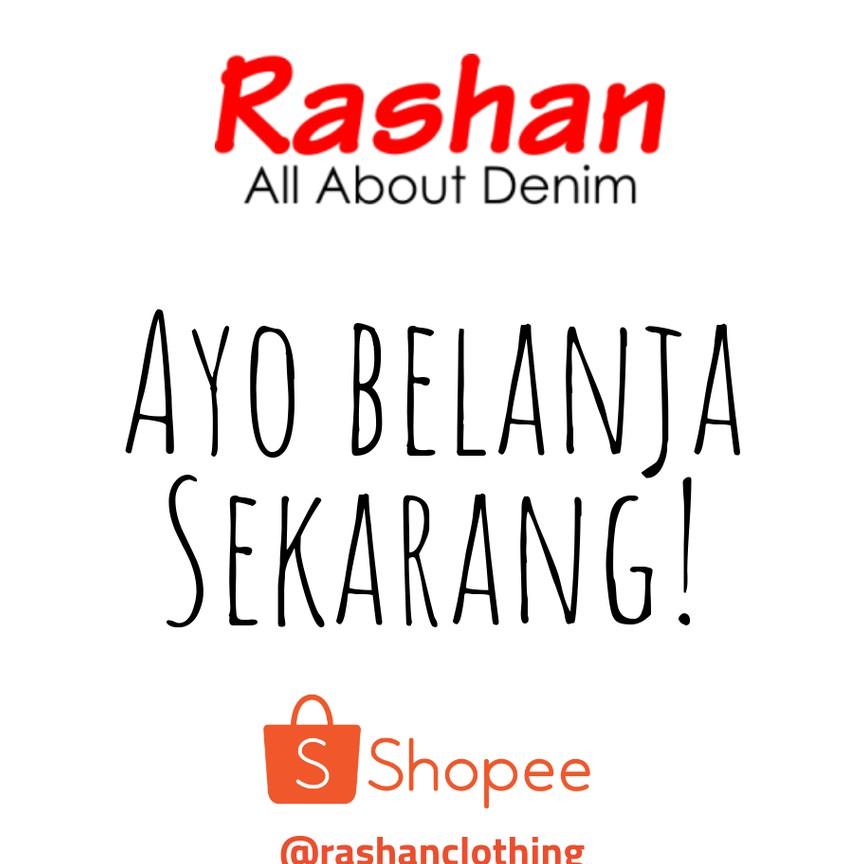 Rashan - Kinara Skirt / Rok A Warna 2 Denim Cotton Spandex Skirt Wanita Muslim Big Size Rok Kerja