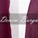 Rok Zetha Panjang Wanita Warna Denim Burgundy | Rok Kerja Kantor | Rok Denim | Rok El A - Line | Rok