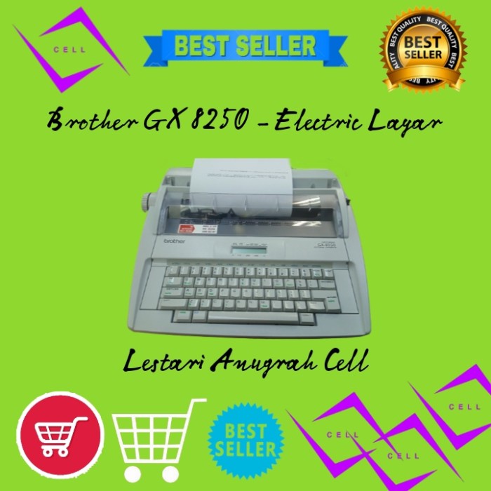 

Mesin Tik Brother Gx 8250 - Electric