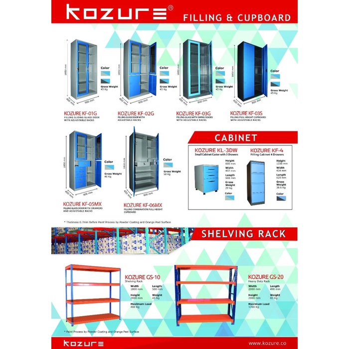 

Shelving Rack / Rak Besi / Rak Arsip / Rak Barang Kozure Gs 20