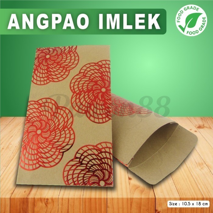 

New! Angpau Merah - Angpao Imlek - Amplop Imlek KEMBANG Limited