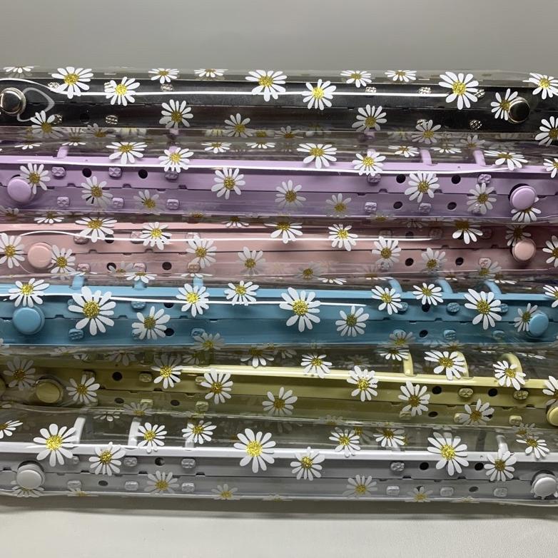 

COD BINDER A5 DAISY ZIPPER WARNA GLITTER TRANSPARANT PHOTOCARD PC Berkualitas