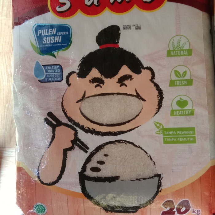 

Beras SUMO 20kg Kemasan Merah - Premium