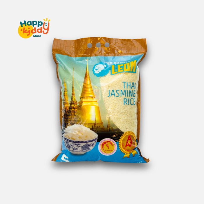 

Beras Jasmine Long Grain Premium LEON Pulen dan Wangi ORI Thailand