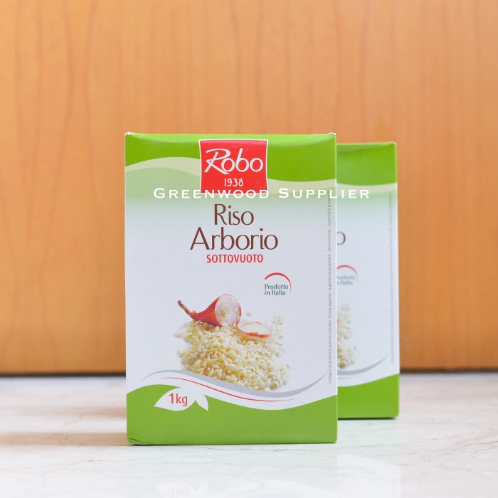 

Robo Arborio Rice / Nasi Risotto - 1 KG (PREMIUM)