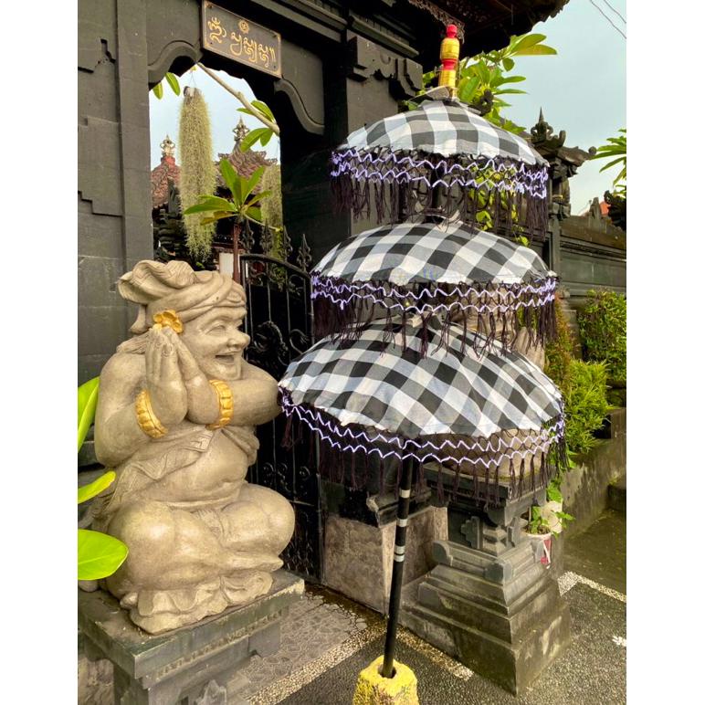 Big Sale PAYUNG DEKORASI KHAS BALI POLENG SUSUN 3 Sale