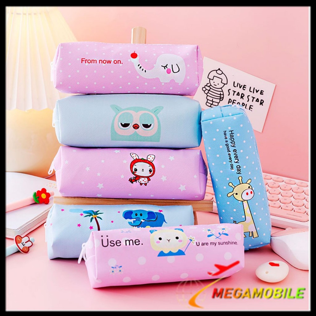 

MM - Tempat Pensil Pulpen Karakter Hewan Lucu Kotak Pensil Serbaguna Motif Animal Dompet pouch make up kosmetik wanita