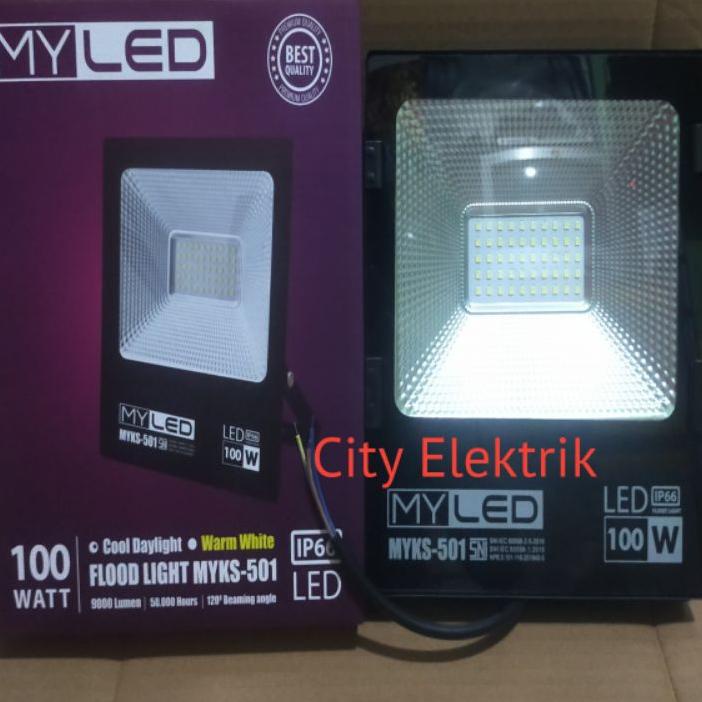 Lampu Sorot / Lampu 100 Watt My Led ( Putih )
