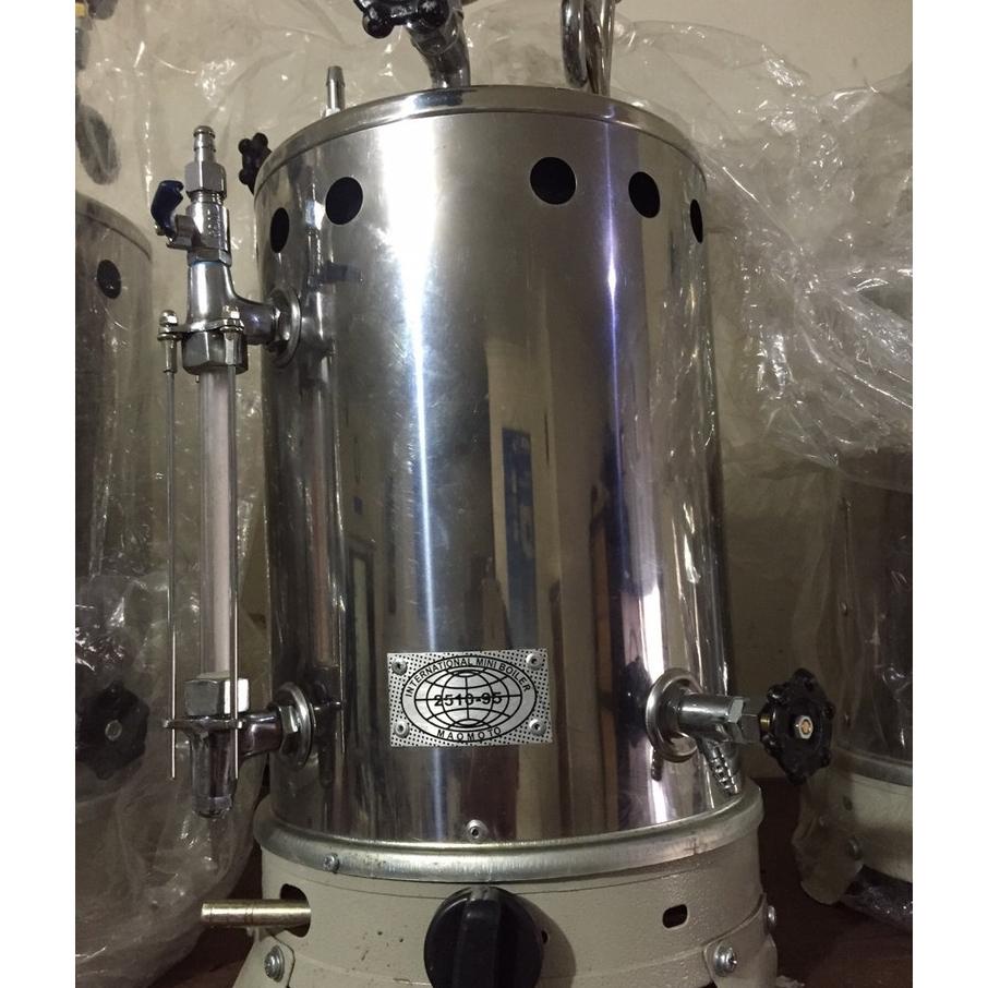 Setrika Uap Boiler Gas Maomoto Kapasitas 5 Liter/Boiler Laundry