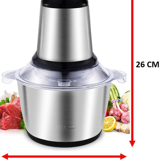 Blender Daging Stainless 304 Elektrik 2 Liter - Stainless Meat Grinder 2 Liter - Blender Giling Dagi