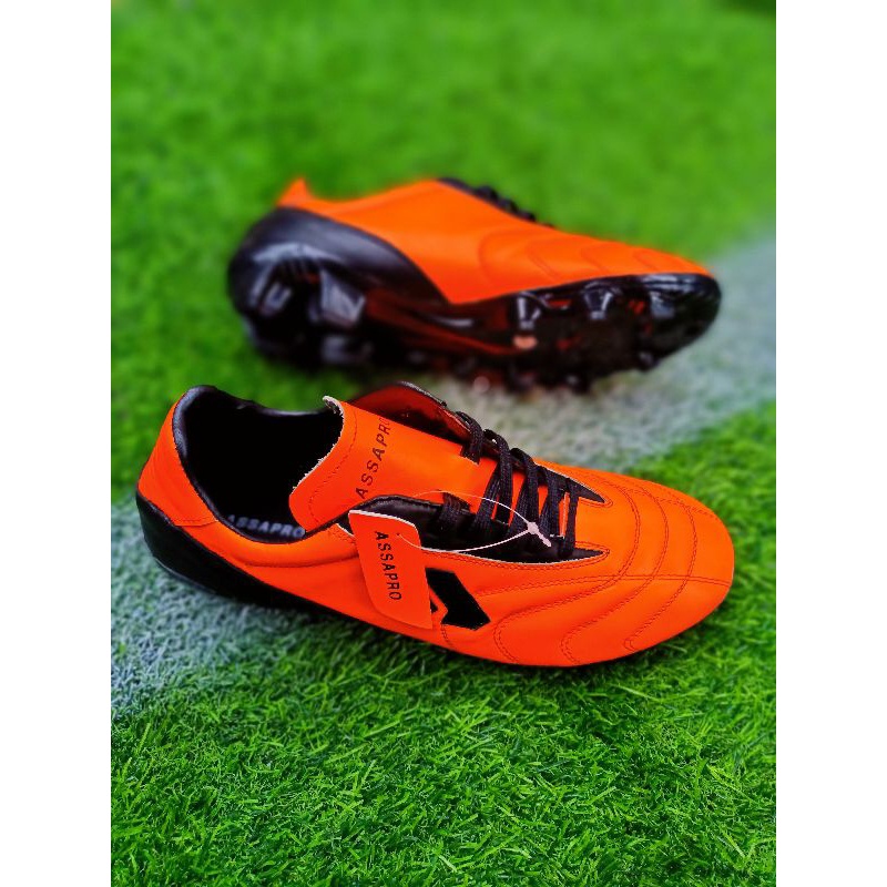 [SPORTY COLLECTION] SEPATU SEPAK BOLA ASSAPRO OUTSOL MODEL ORTUS(RINGAN) MATERIAL BAHAN UPPER KULIT