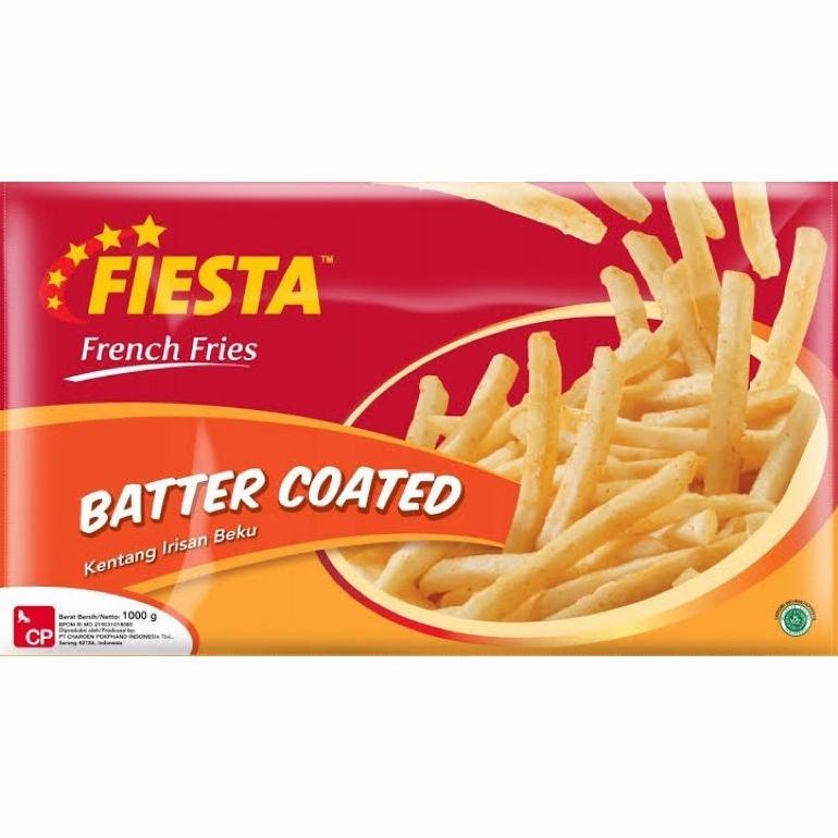 

Ready FIESTA FRENCH FRIES BATTER COATED / FIESTA KENTANG GORENG COATED