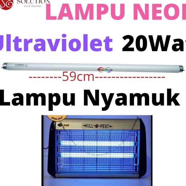 Lampu Neon Ultraviolet Nyamuk 20 Watt Lampu Tl Uv U 20 Watt Nyamuk