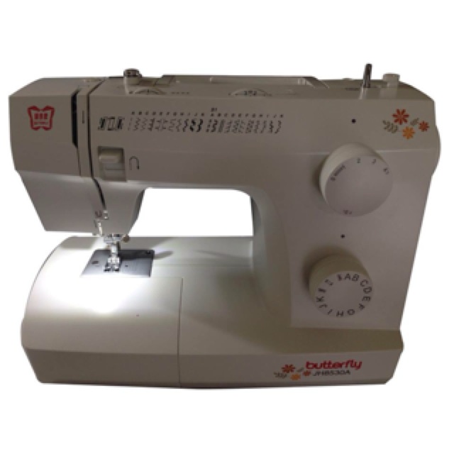 kom Butterfly JH8530A Mesin Jahit Portable Pemula JH 8530 A JH 8530A