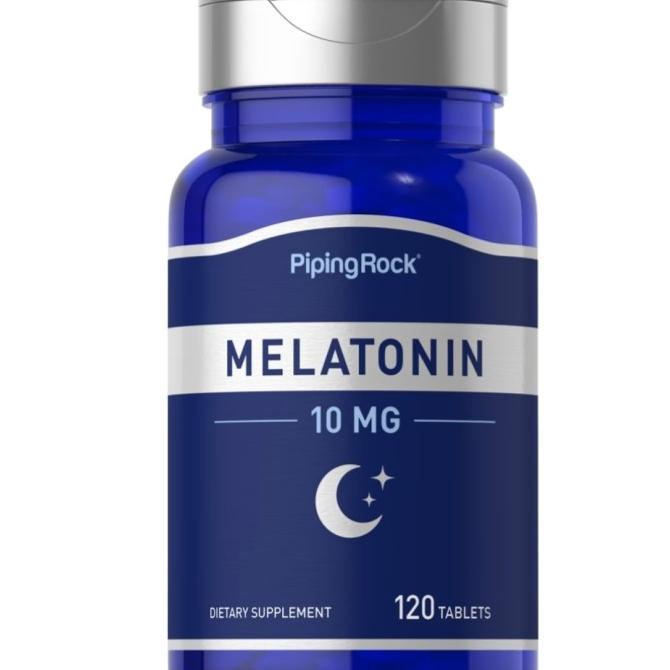 Pipingrock Melatonin 10 Mg Isi 120 With Theanine
