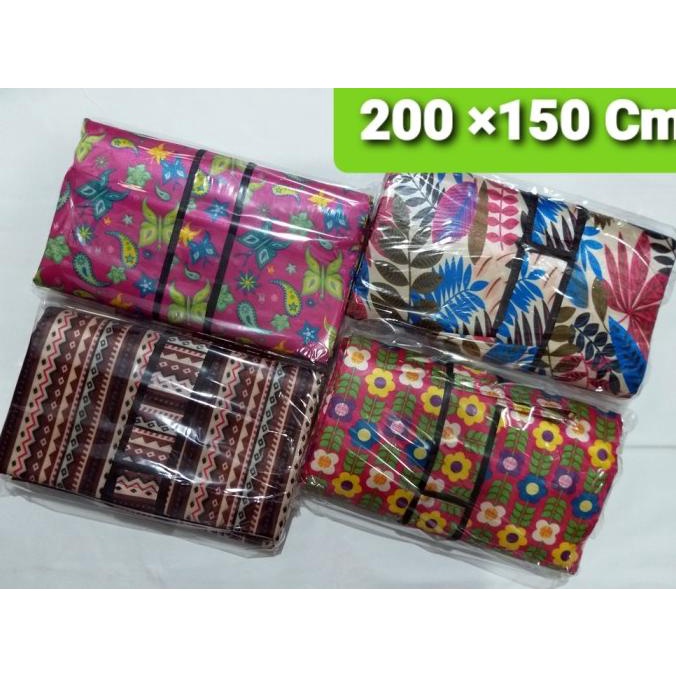 Tikar Lipat Piknik Tikar Lesehan Matras Tikar Microsatin 150 X 200