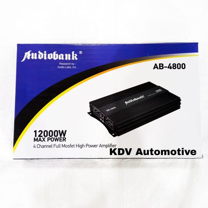 POWER 4 CHANNEL AUDIOBANK AB-4800 / POWER AMPLIFIER AUDIOBANK