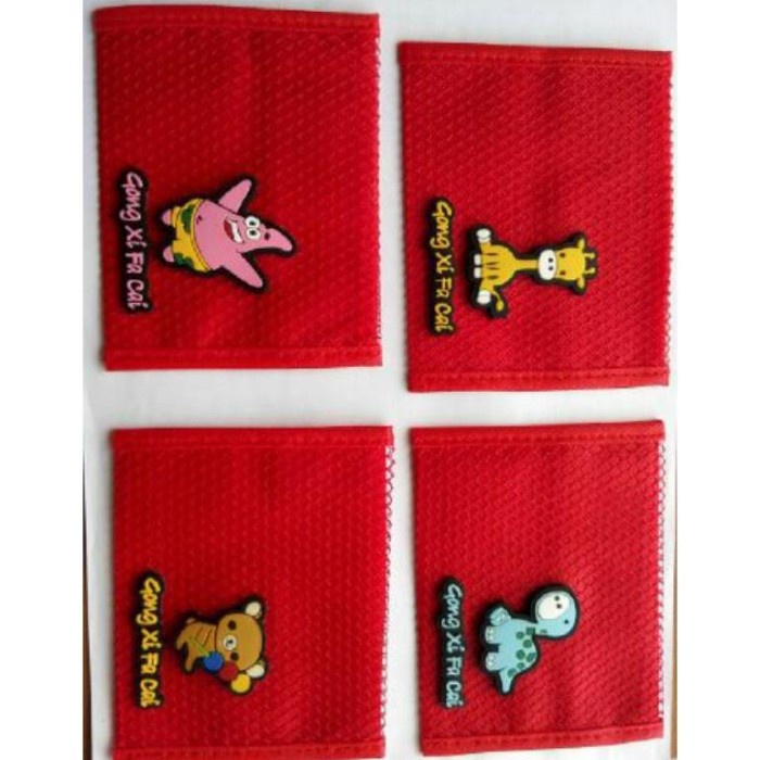 

New! Dijual Angpao Imlek Kain Laken Dengan Boneka Karet 3 Dimensi Super Limited