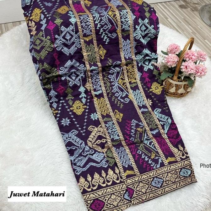 din KAIN BALI ROK KAMEN JADI SONGKET BORDIR KHAS BALI