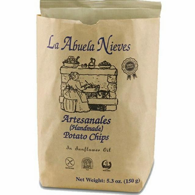 

TERBARU LA ABUELA NIEVES ARTESANALAS HANDMADE POTATO CHIPS SUNFLOWER OIL 150 G !!!!!