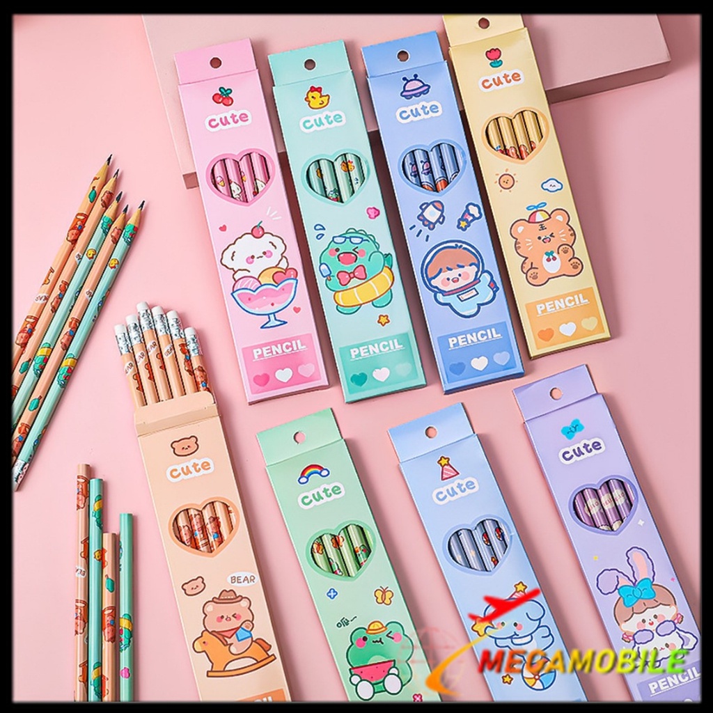 

MM - Pensil Penghapus Set isi 10 Pcs Motif Lucu Alat tulis Set isi 10pcs Karakter Set 10 IN 1 Stationery Set Lucu Karakter Set Perlengkapan Alat Tulis Sekolah Anak-Anak TK Murah