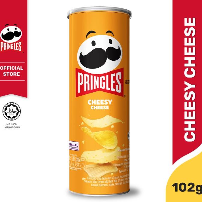 

TERBARU [CARTON DEALS] PRINGLES CHEESY CHEESE 102GR KERIPIK (12 PCS) !!!!!