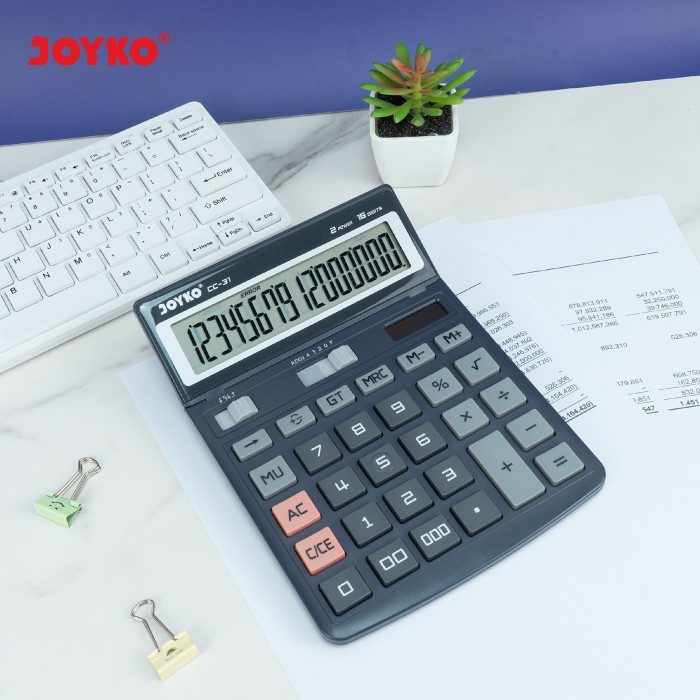 

CALCULATOR / KALKULATOR JOYKO CC-31 / 16 DIGITS ORIGINAL TERBARU