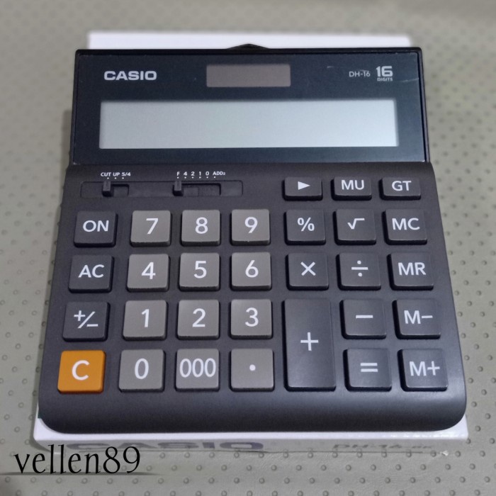 

KALKULATOR CASIO DH-16 (16 DIGIT) ORIGINAL ORIGINAL TERBARU