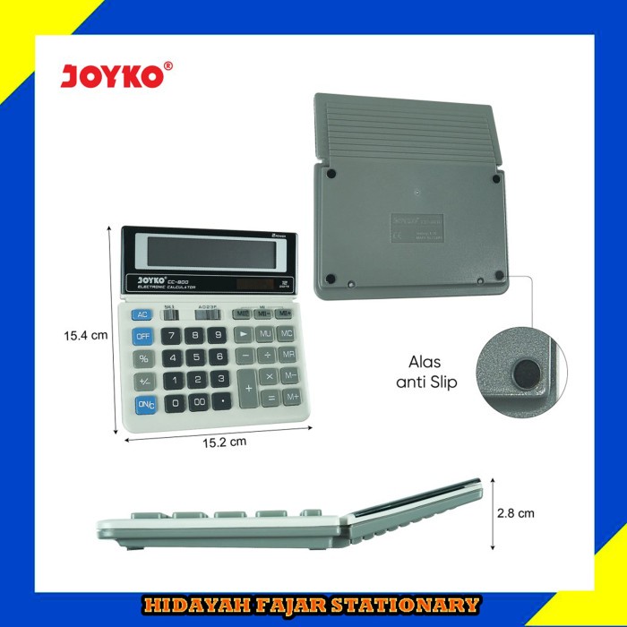 

CALCULATOR / KALKULATOR JOYKO CC - 800 ORIGINAL TERBARU