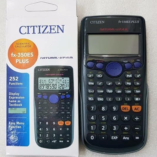 

CITIZEN FX-350ES - SCIENTIFIC CALCULATOR / KALKULATOR ILMIAH FX 350 ES ORIGINAL TERBARU