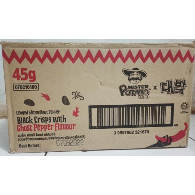 

BIG SALE MISTER POTATO X GHOST PEPPER 45GR 1 KARTON 24PCS !!!!!