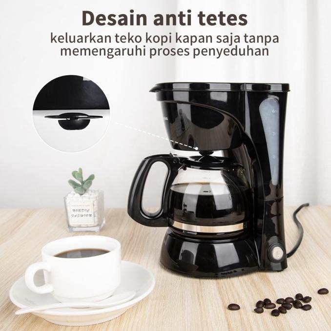 Simplus Coffee Maker 1.5L Mesin Pembuat Kopi Low Watt Mesin