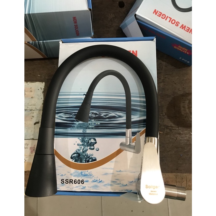 Kran cuci piring Fleksibel Karet Soligen