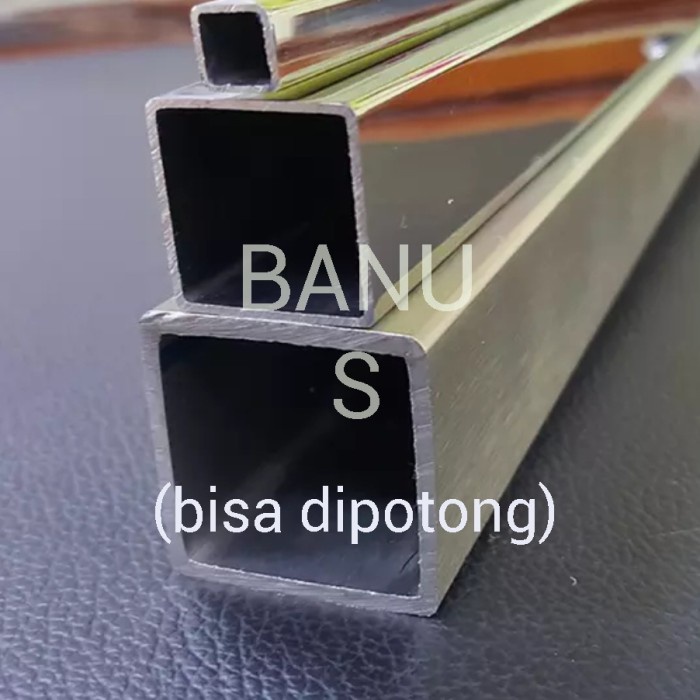 For Sale Pipa Kotak Hollow Stainless 1,5 Cm X 3 Cm X 1 Mm / 15 X 30 X 1 Mm Terbaik