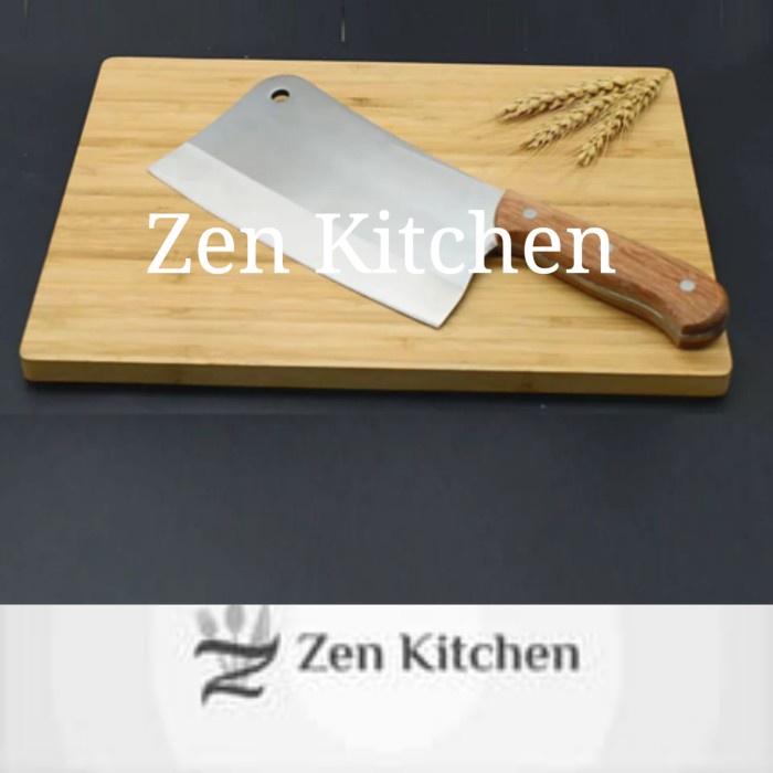 Pisau Daging Golok Tulang Pisau Dapur Stainless Steel 30cm JAPAN