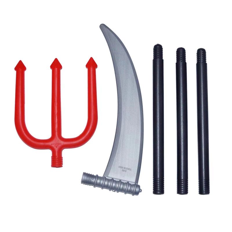92CM Tongkat Devil Mainan Anak Halloween Devil Grim Reaper Scythe Weapon Premium Terbaik Berkualitas