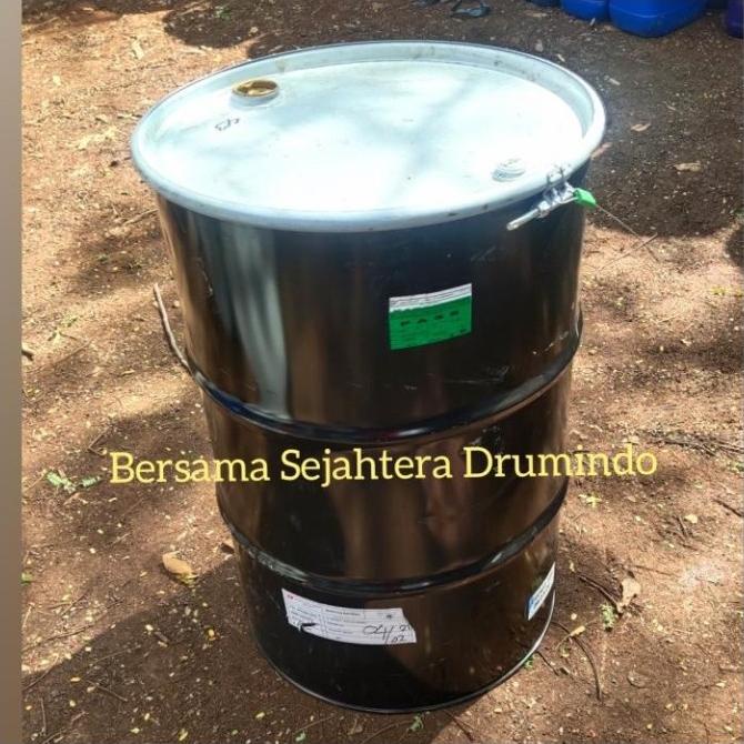 Ready Stock Tong Besi Tutup Besar 200L/Tempat Bakar Sampah/Tong