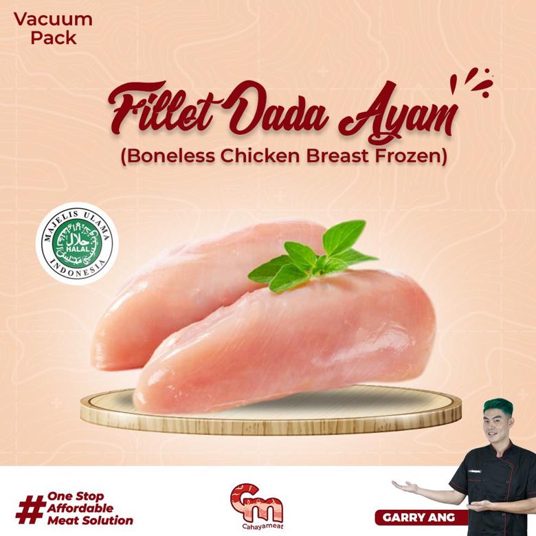 

Ready Fillet Dada Ayam Tanpa Kulit Tulang | Boneless Chicken Breast Premium 1kg