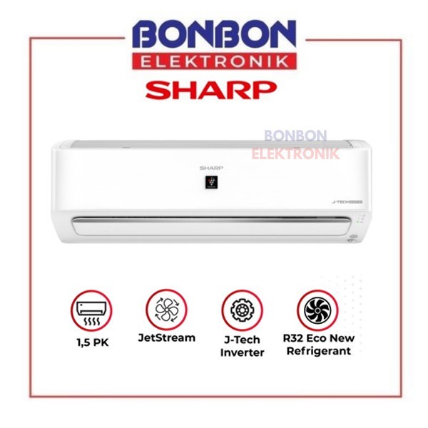 Sharp Ac 1.5Pk Inverter Plasmacluster Ah-Xp13Uhy / 1.5 Pk Ahxp13Uhy Ready