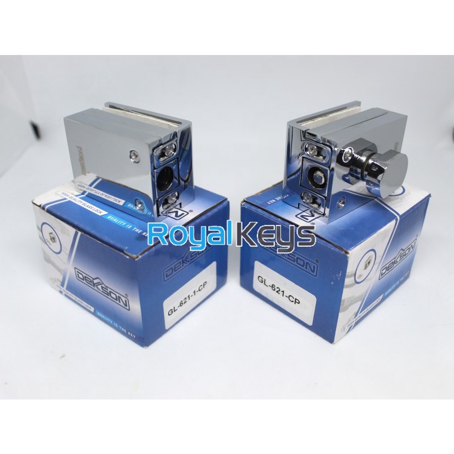[AESTETHIC COLLECTION] Glass Lock Dekson Dekkson GL 621-1 CP Kunci Pintu Kamar Mandi Kaca
