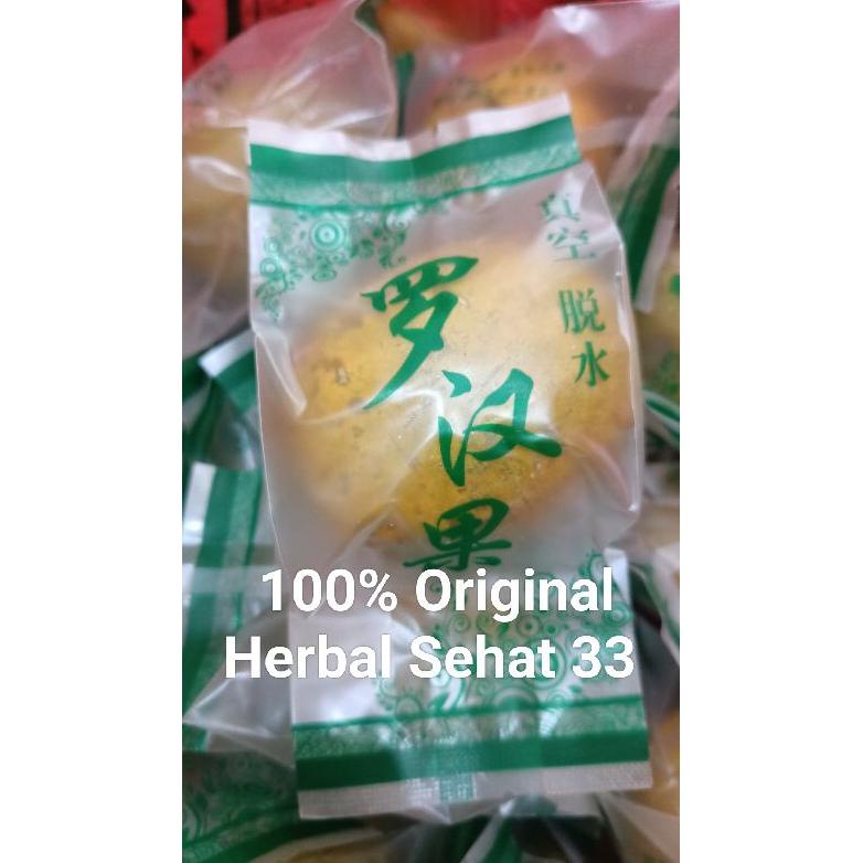 

Ready buah Lo Han Kuo golden organik Luo Han guo premium panas dalam tenggorokan