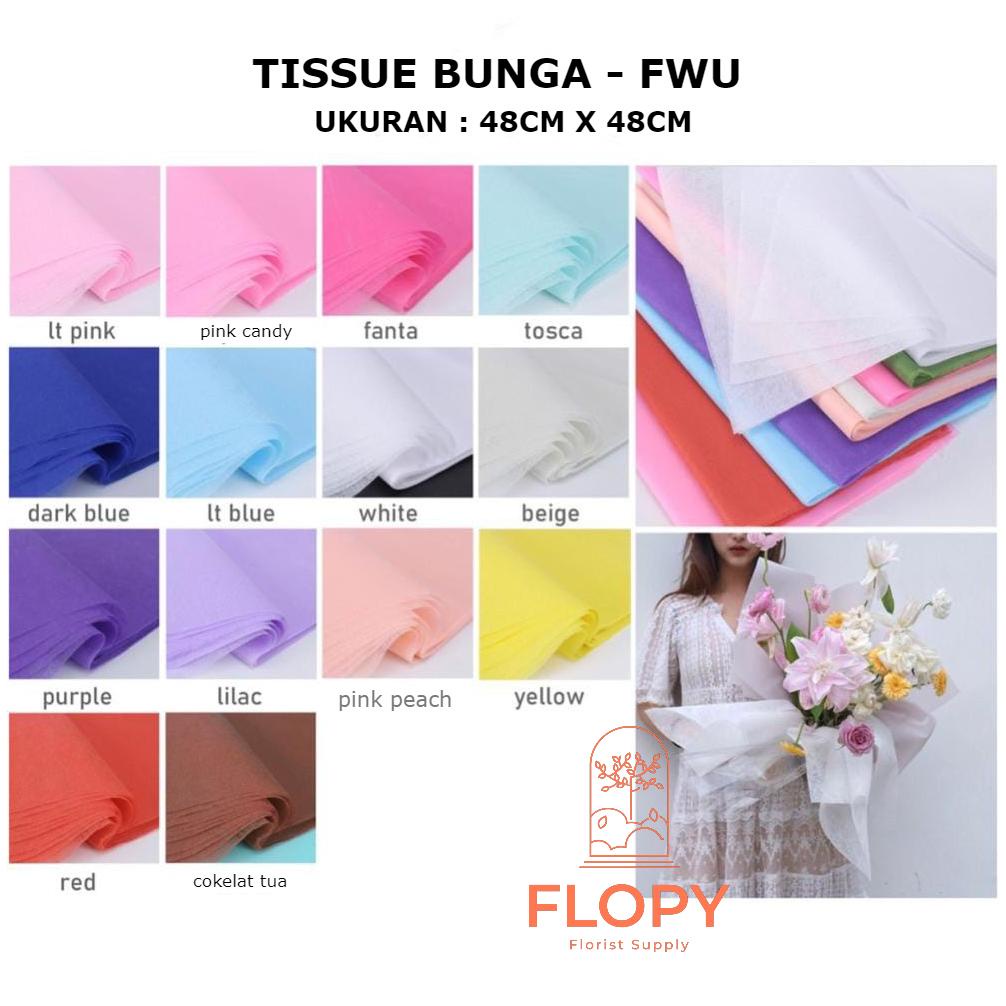 

Ready!!!(COD) 5 Lembar Tissue Bunga / Kertas Bunga - FWU