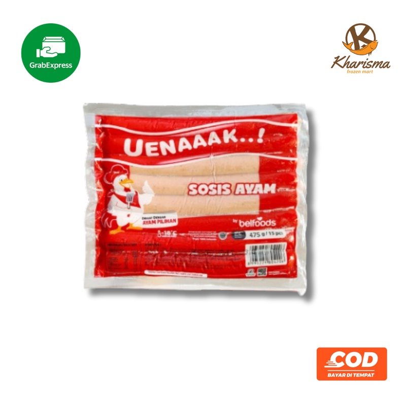 

Belfoods Sosis Ayam Merah Uenak 475g Frozen Food