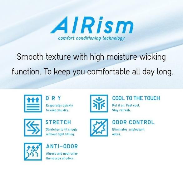 UNIQLO AIRism T-SHIRT V NECK KAOS DALAM PRIA JASTIP