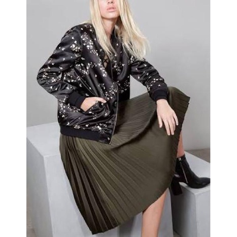 BISA COD - JAKET BOMBER STRADIVARIUS, BOMBER JACKET STADIVARIUS