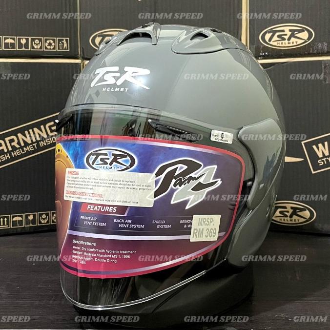 HELM TSR RAM 4 MODERN GREY - TSR HELMET