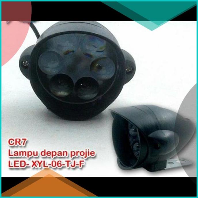 lampu tembak bulat 6 led cahaya putih variasi motor 16novz3 tools n pa
